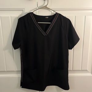 Black Women’s Scrub Top
